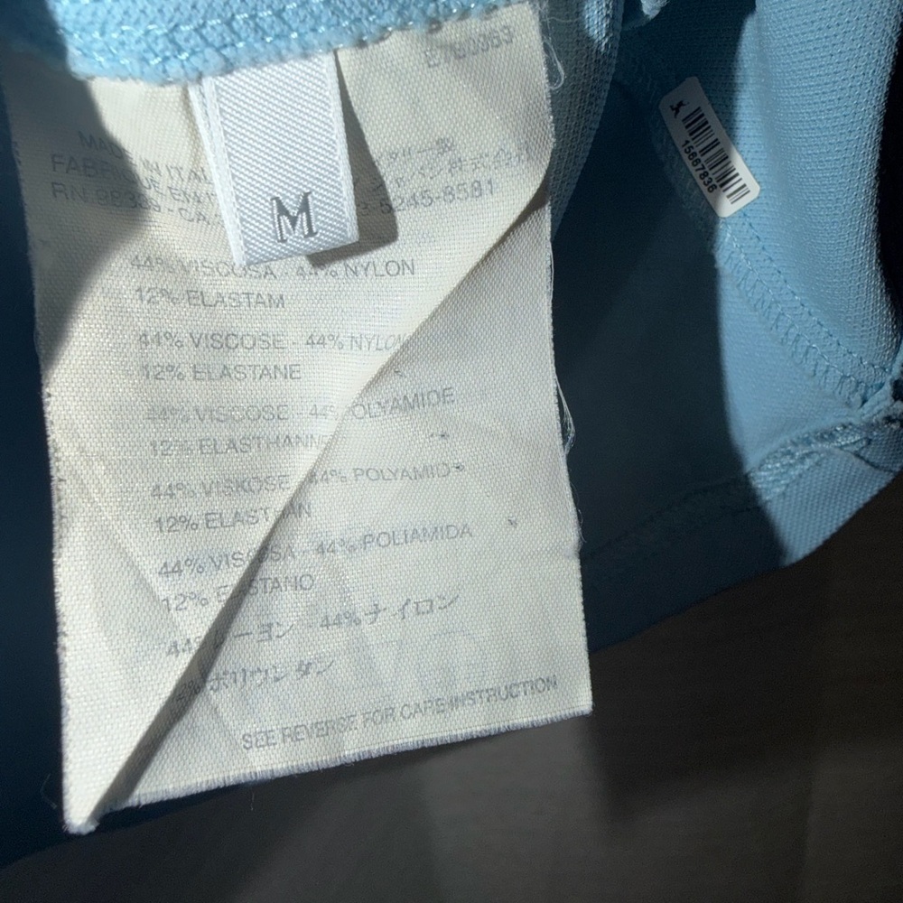 Prada Men's Light Blue Polo Shirt size M - Picture 3 of 6